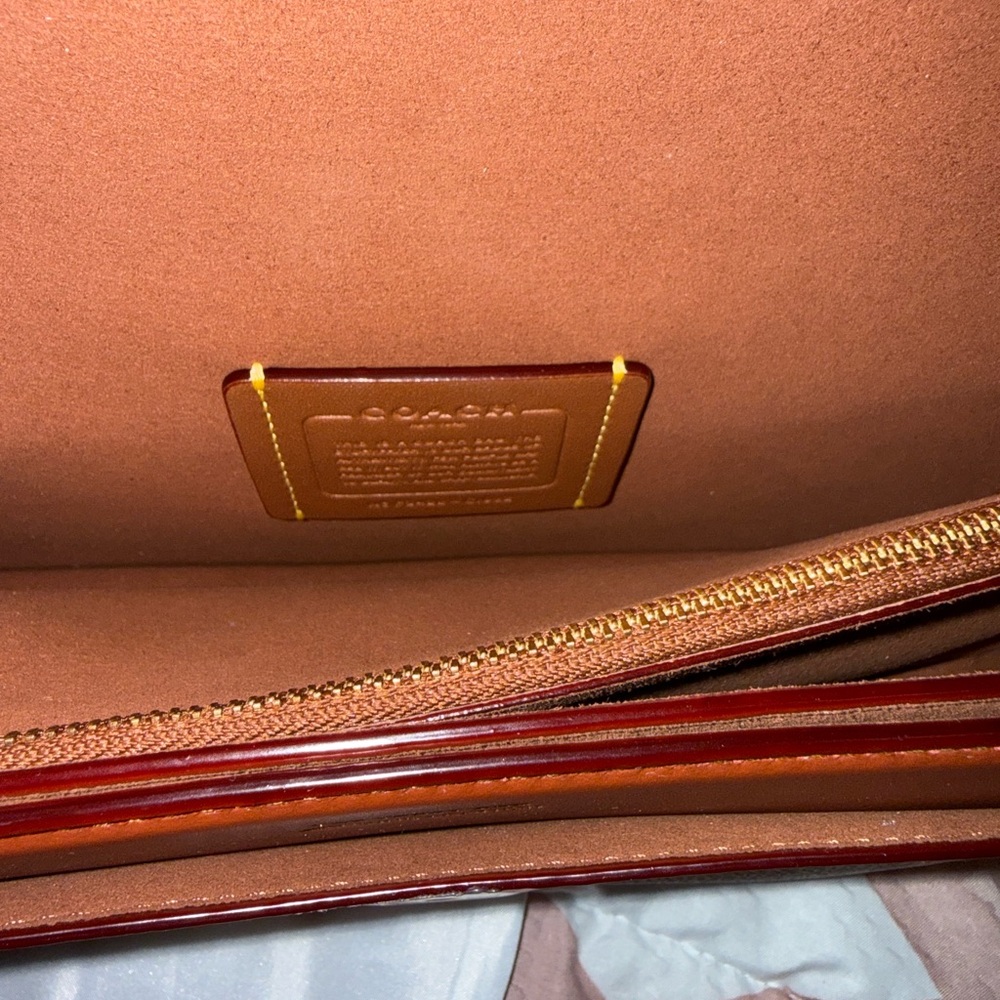 Coach Tabby 26 Signature Logo Coated Canvas Shoulder Bag - Picture 5 of 10